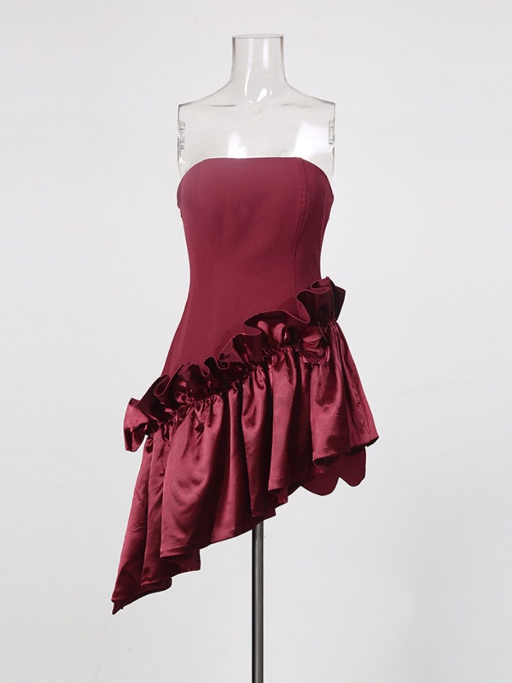 Maeve Red Strapless Mini Dress - OWNCI