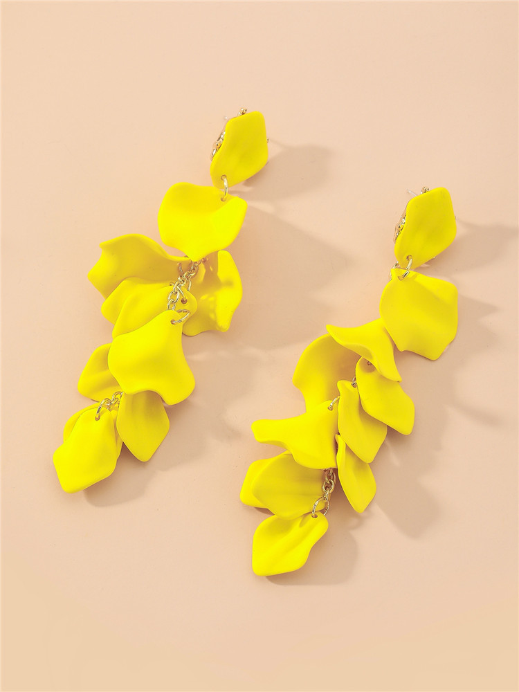 Cora Petal Fringe Earrings