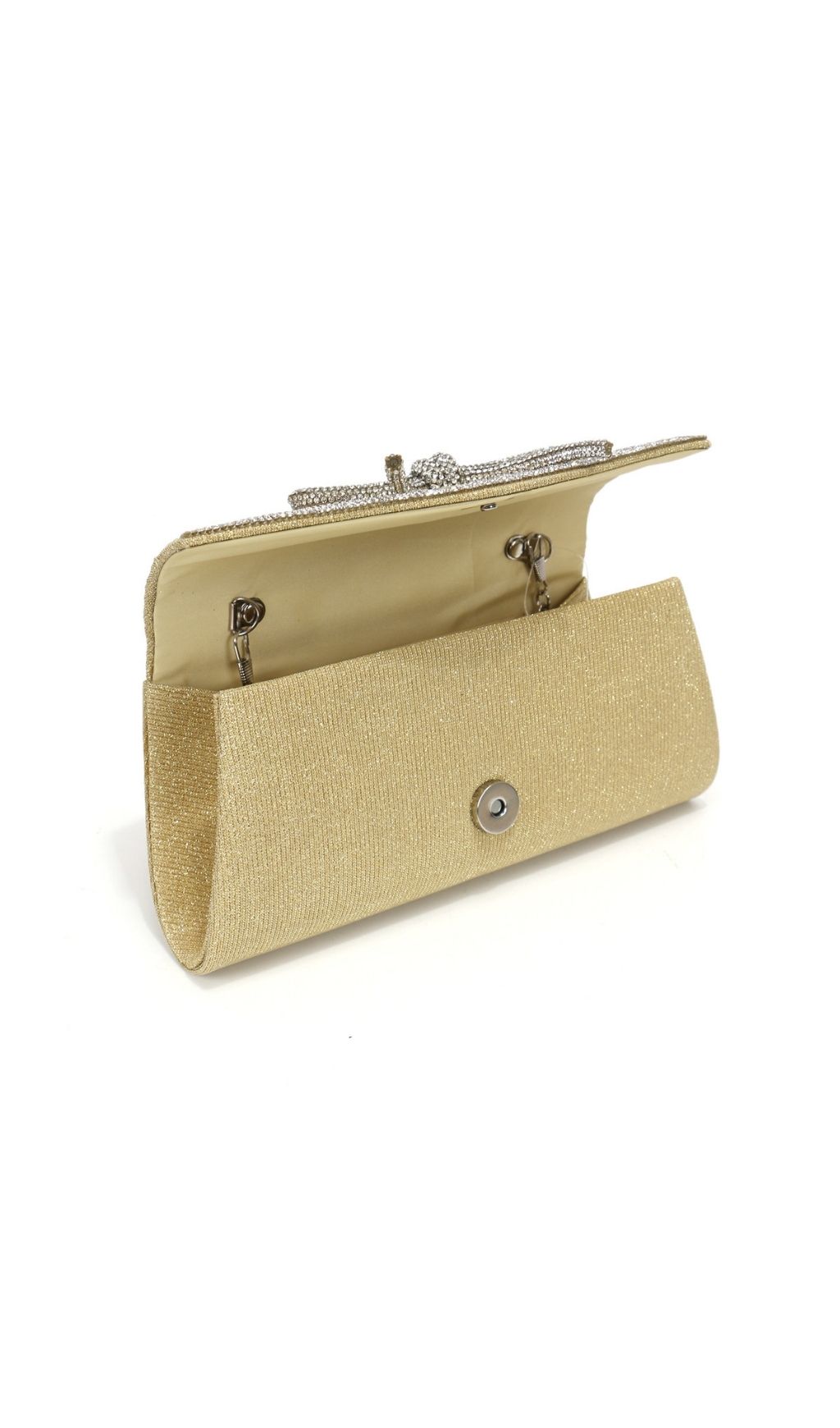 Fashionslee Women Leeah Bow Diamante Handbag