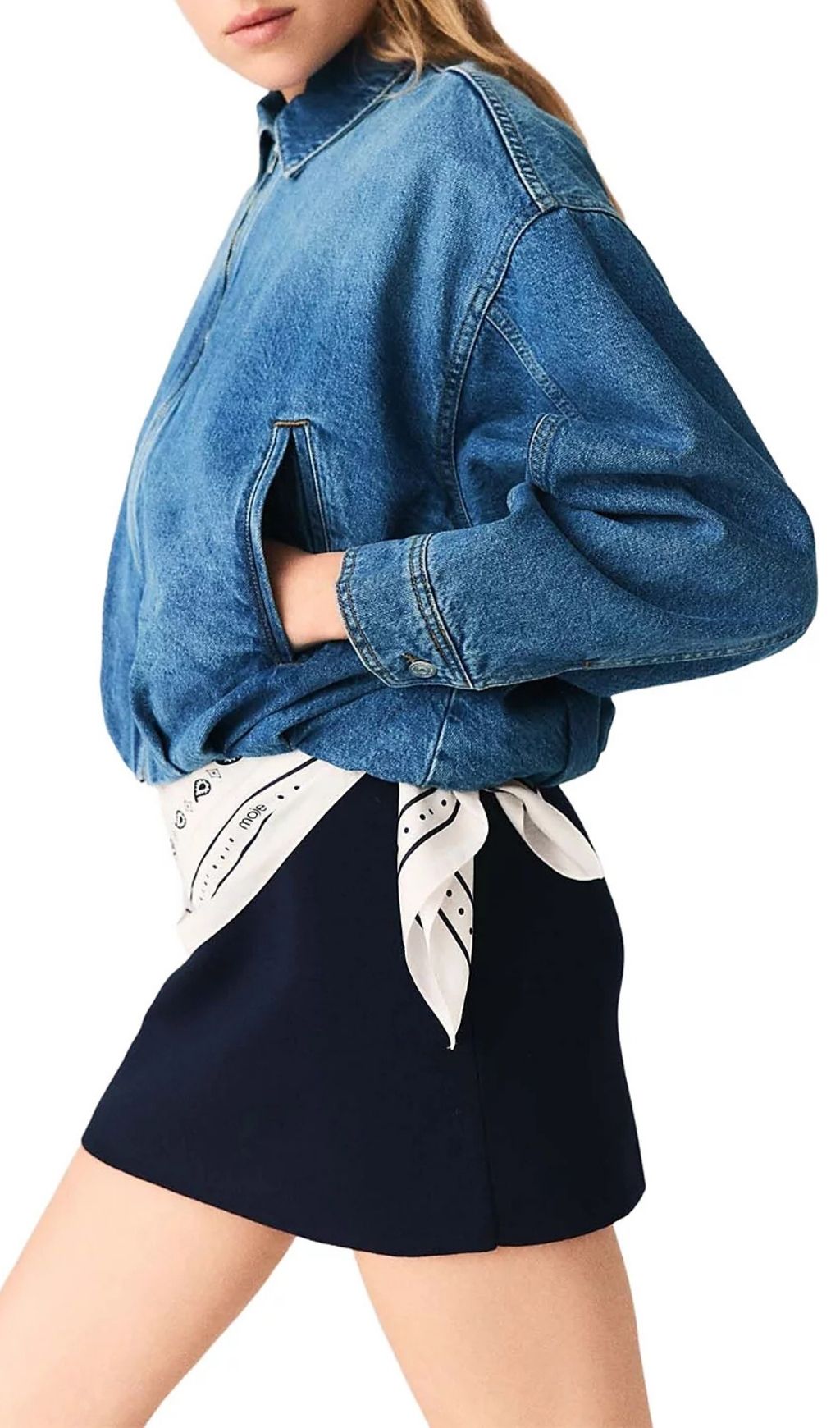 b7d802ea822160426ba7f2b4989df19b Denim Bomber Jacket