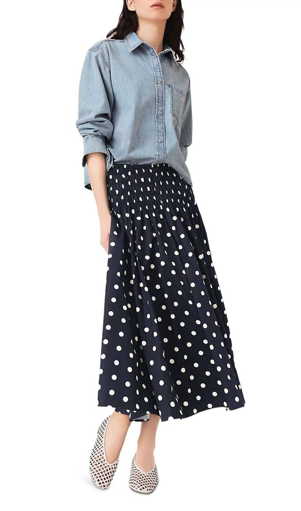 Fashionslee Women Long Cotton Skirt