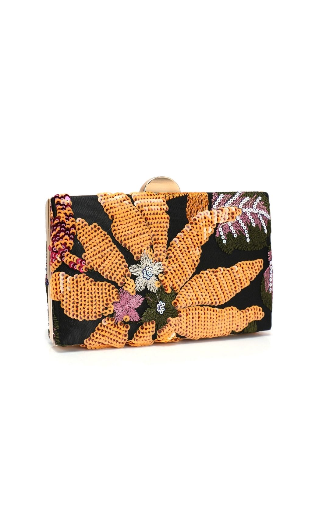 Fashionslee Women Leanne Sequin Flower Handbag