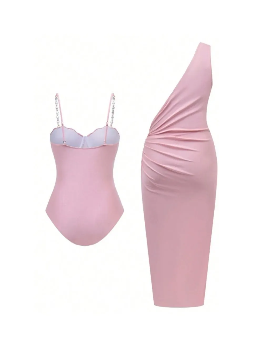Mali Pink Two-Piece Swimsuit