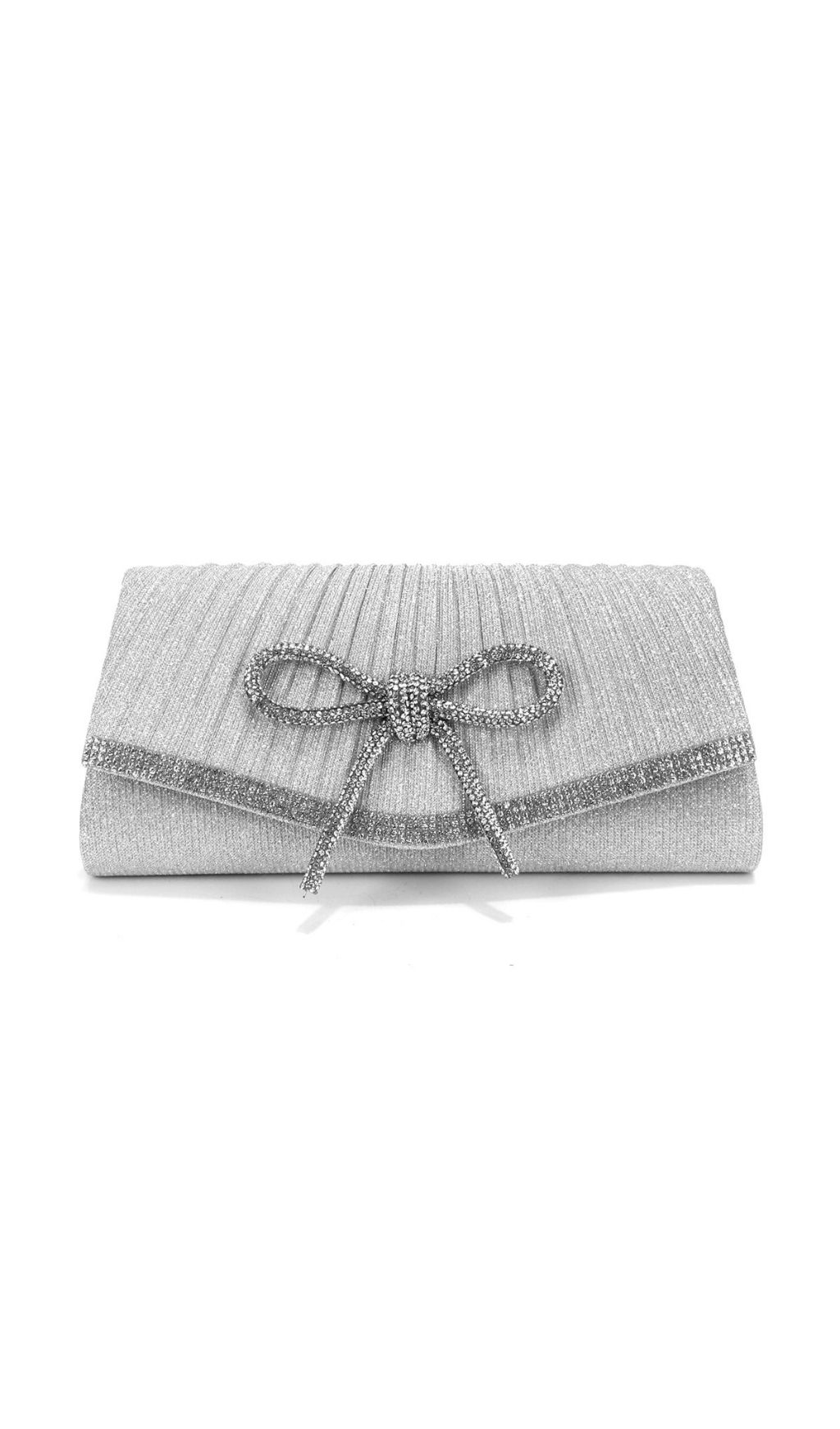 Fashionslee Women Leeah Bow Diamante Handbag