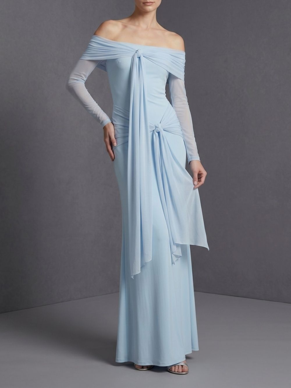 Fashionslee Women Jalenor Off Shoulder Twisted Maxi Dress