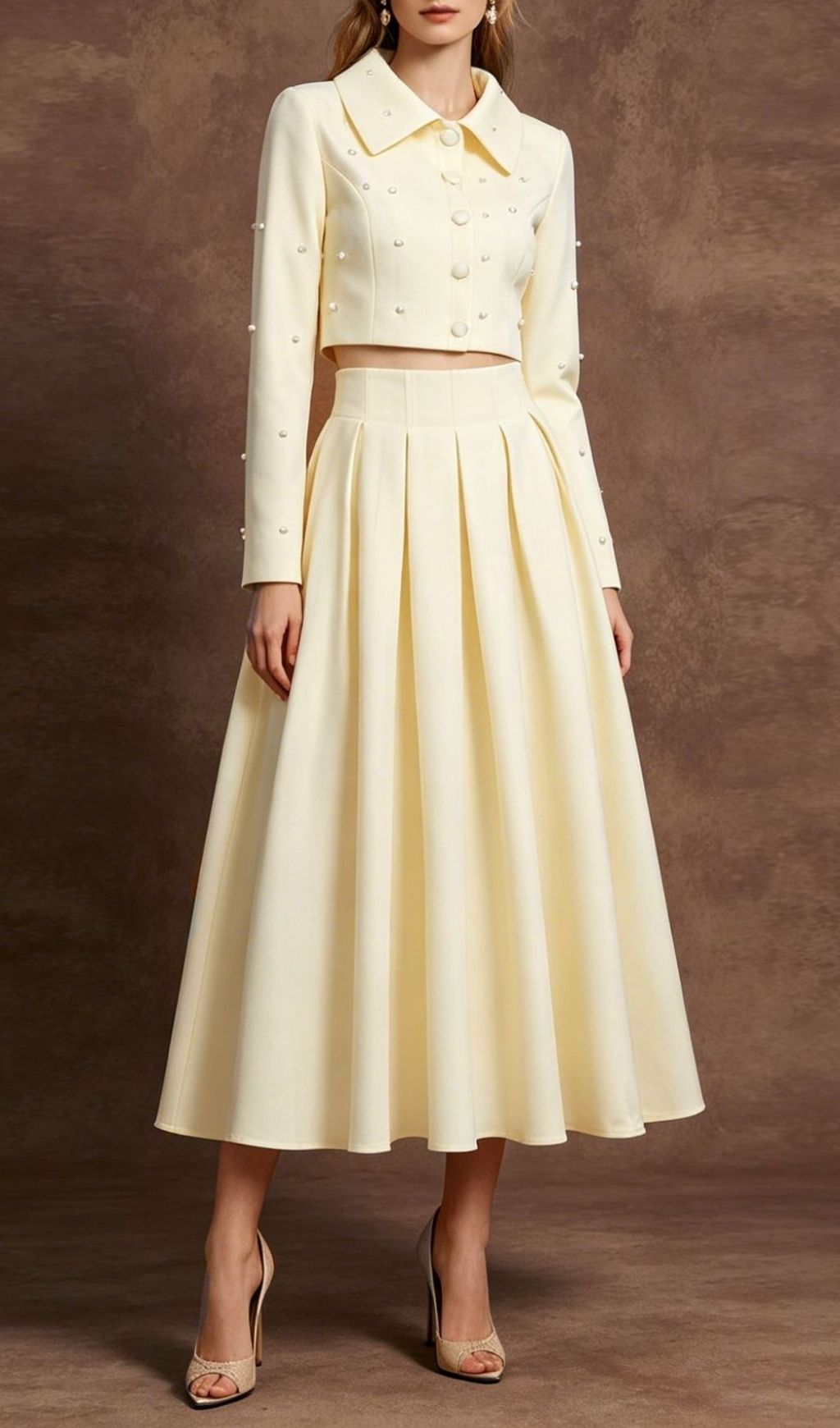 Fashionslee Women Lesly Embellished Two-Piece Set