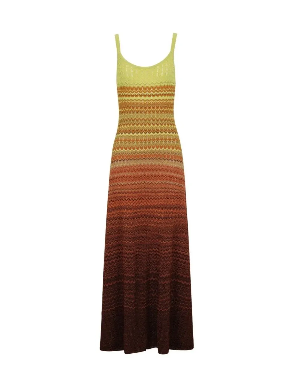 c00a190b39d119a22aab0d216804a087 Calyther Sleeveless Ombre Knitted Maxi Dress