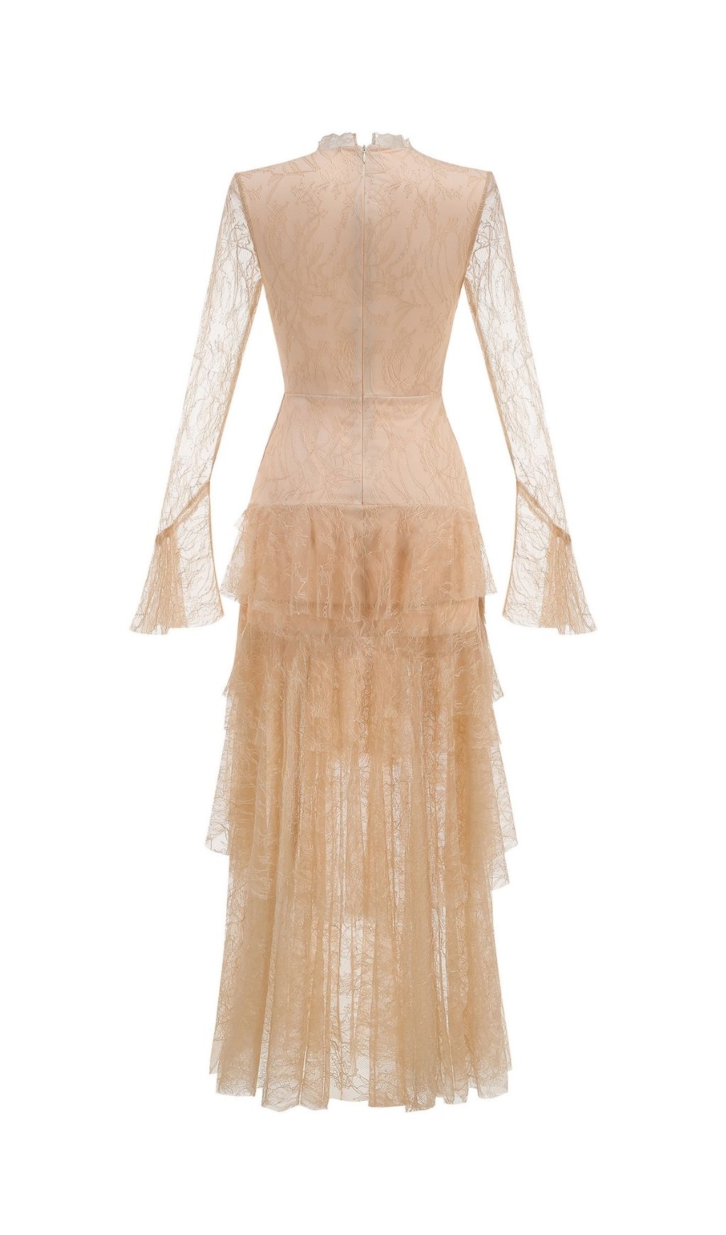 Fashionslee Women Mirelo V Neck Lace Maxi Dress