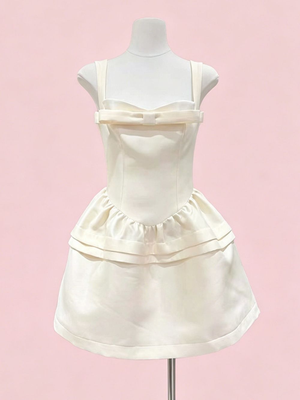 Maegan Bow Mini Dress - OWNCI Maegan Bow Mini Dress - OWNCI