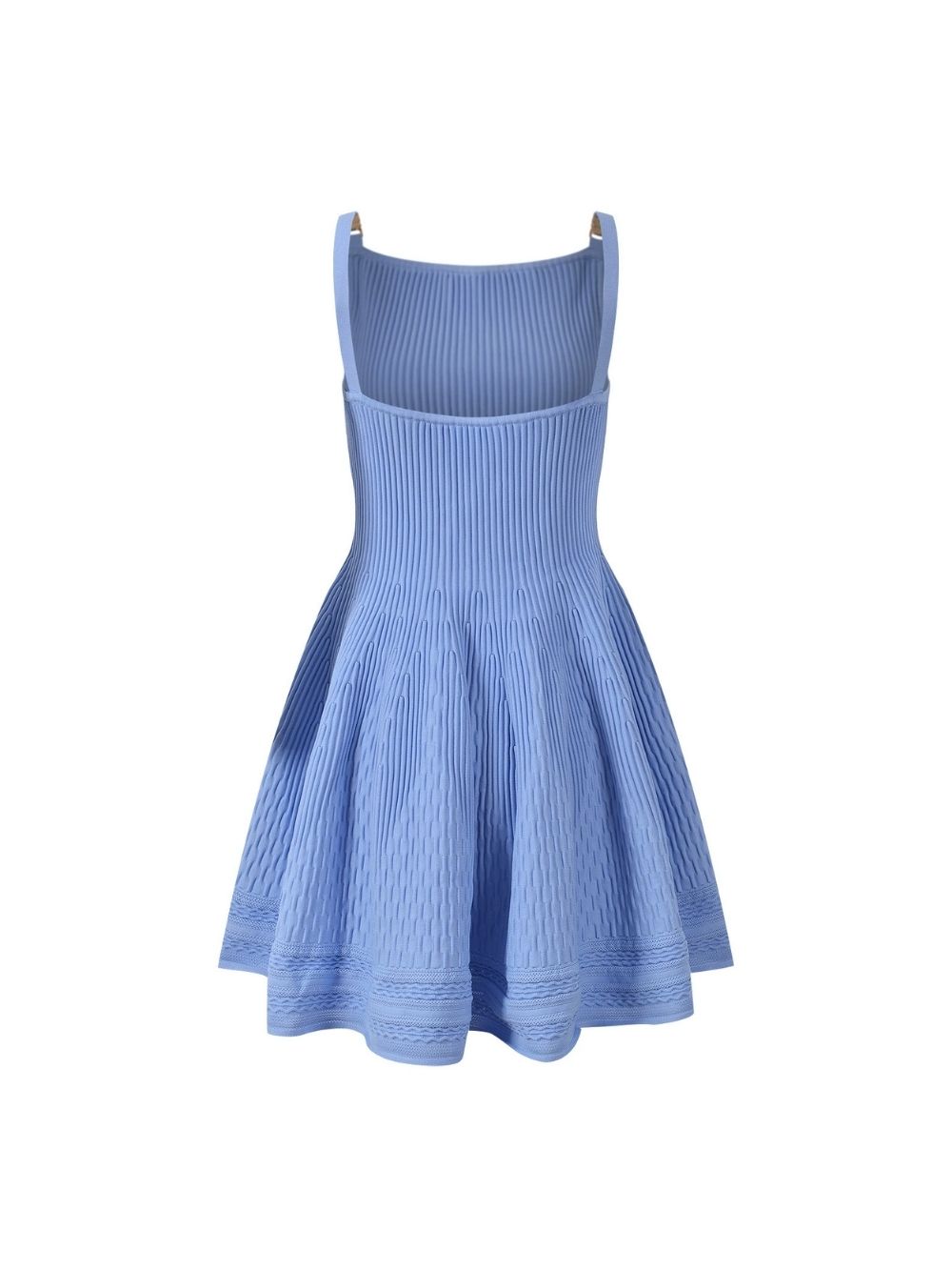 Square Neck Skater Mini Dress - OWNCI Square Neck Skater Mini Dress - OWNCI