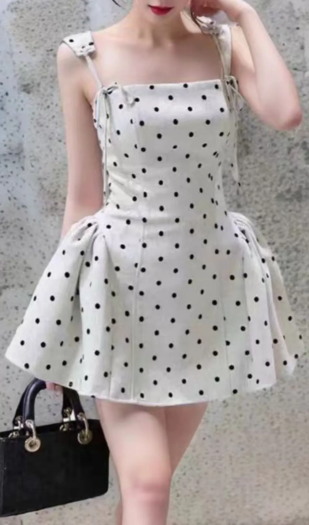 Fashionslee Women Lidya Dot Mini Dress