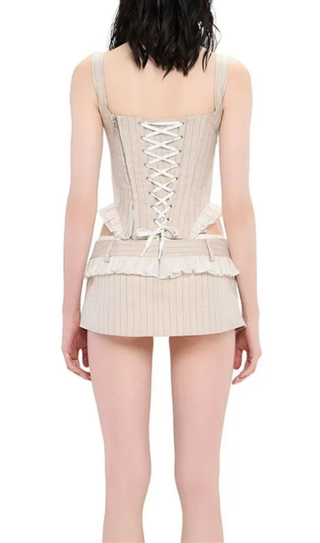 Fashionslee Women Lillie Crop Top & Mini Skirt Set