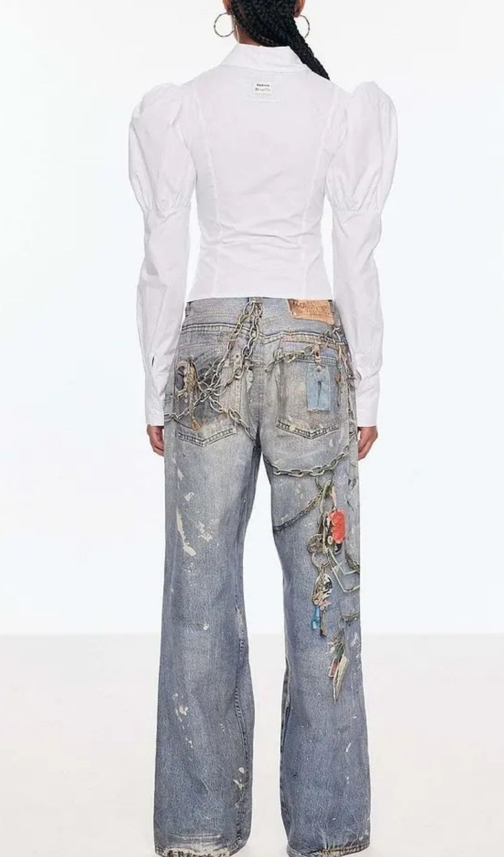 Prima Print Barrel Jeans