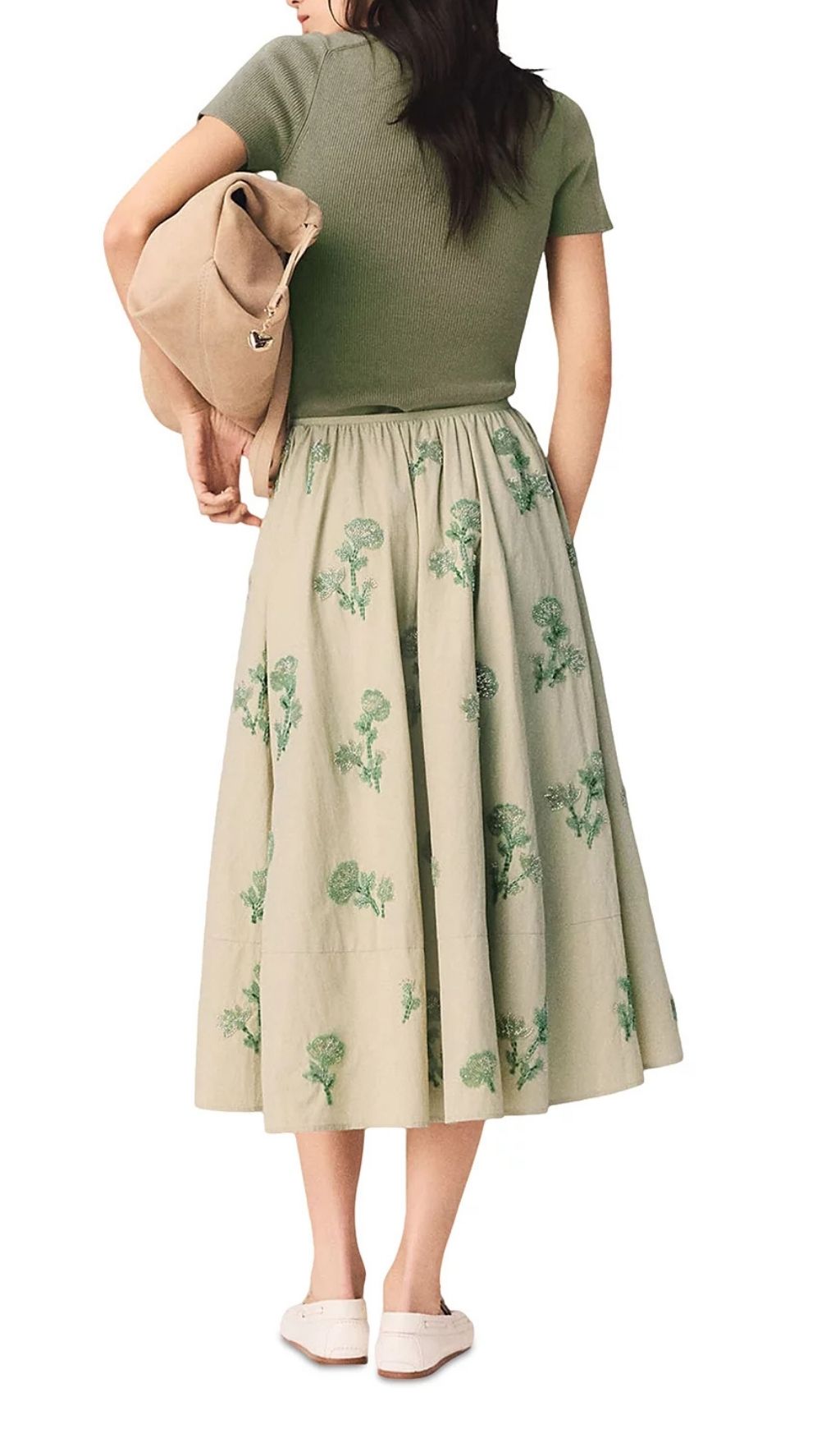 Fashionslee Women Embroidered Technical Skirt