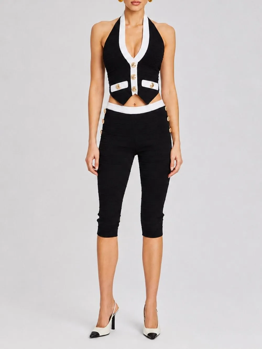 Maliyah Black Two-Piece Set - OWNCI