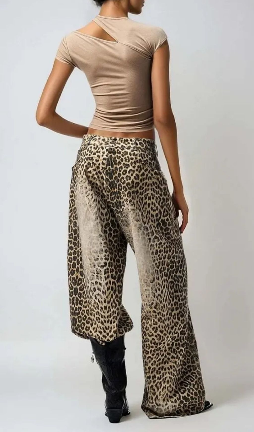 c867fb7846735b4015e945101843e231 Prima Bleached Leopard Jeans
