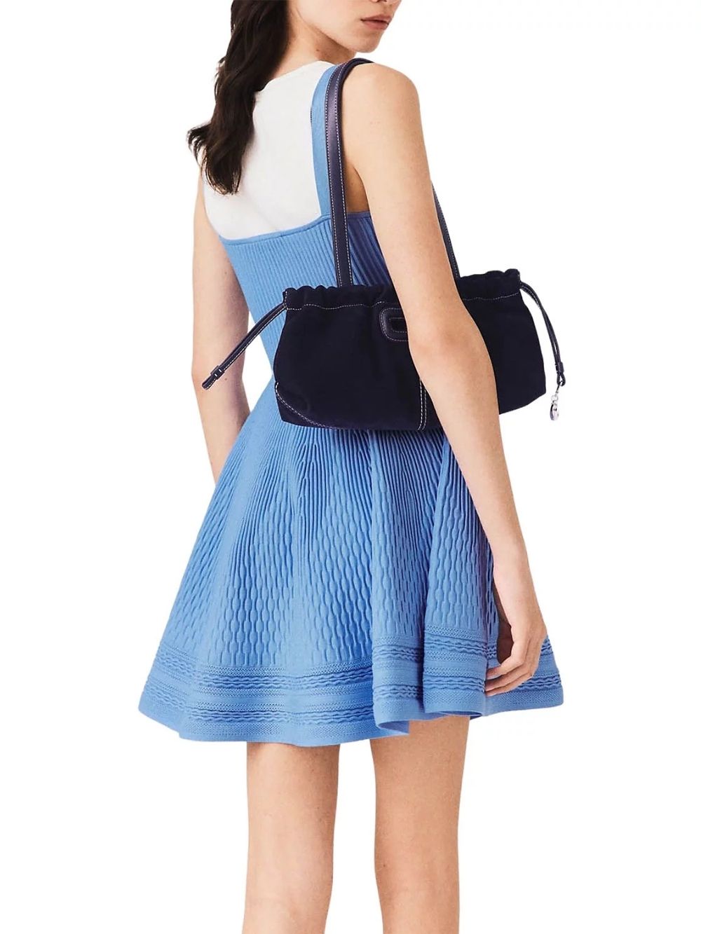 Square Neck Skater Mini Dress - OWNCI