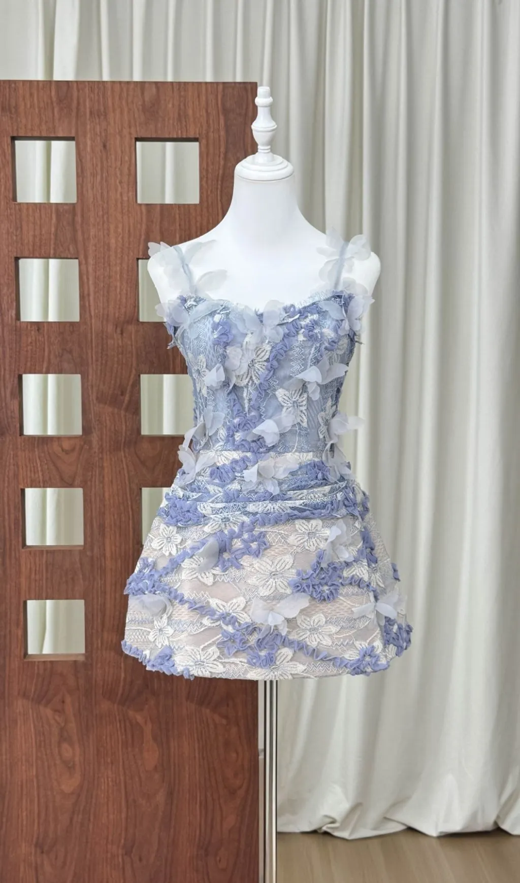 Fashionslee Women Lilias Lace Mini Dress