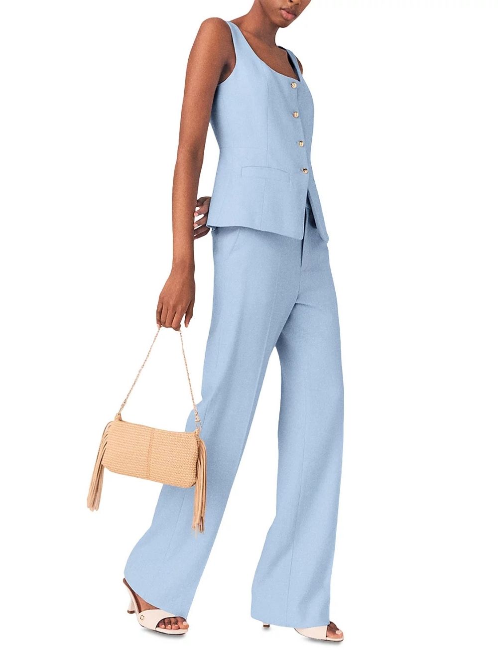 Pigalue Pleated Suit Pants