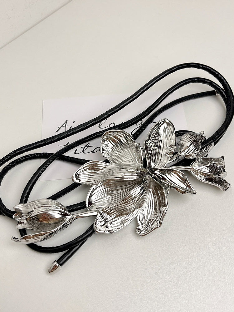 Vintage Gold Tulip Flower Decorative Belt - OWNCI Vintage Gold Tulip Flower Decorative Belt - OWNCI