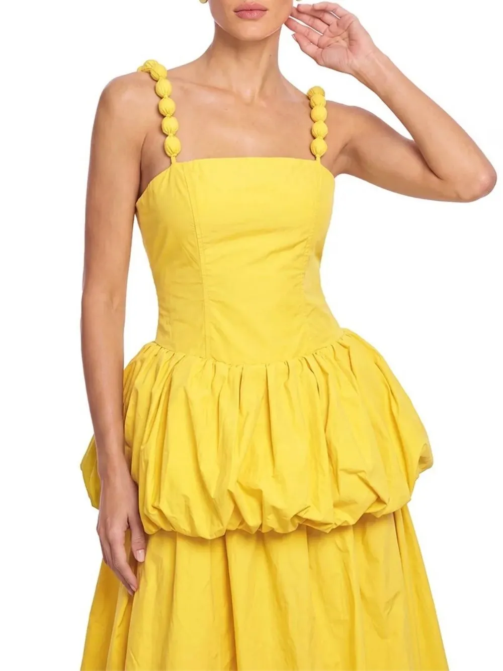 Selvaris Sleeveless Bubble Maxi Dress - OWNCI Selvaris Sleeveless Bubble Maxi Dress - OWNCI