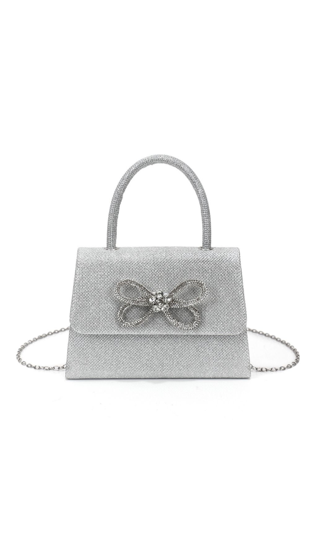 Fashionslee Women Leeba Bowknot Diamante Handbag