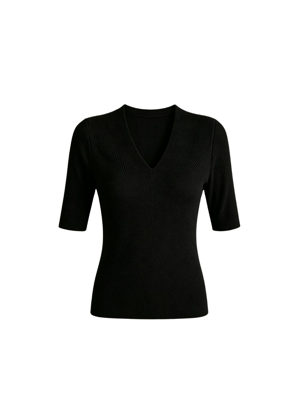 Majesty V-Neck Knit Top - OWNCI Majesty V-Neck Knit Top - OWNCI