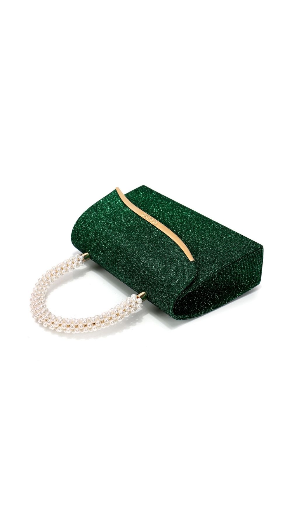 Fashionslee Women Léa Pearl Glitter Handbag