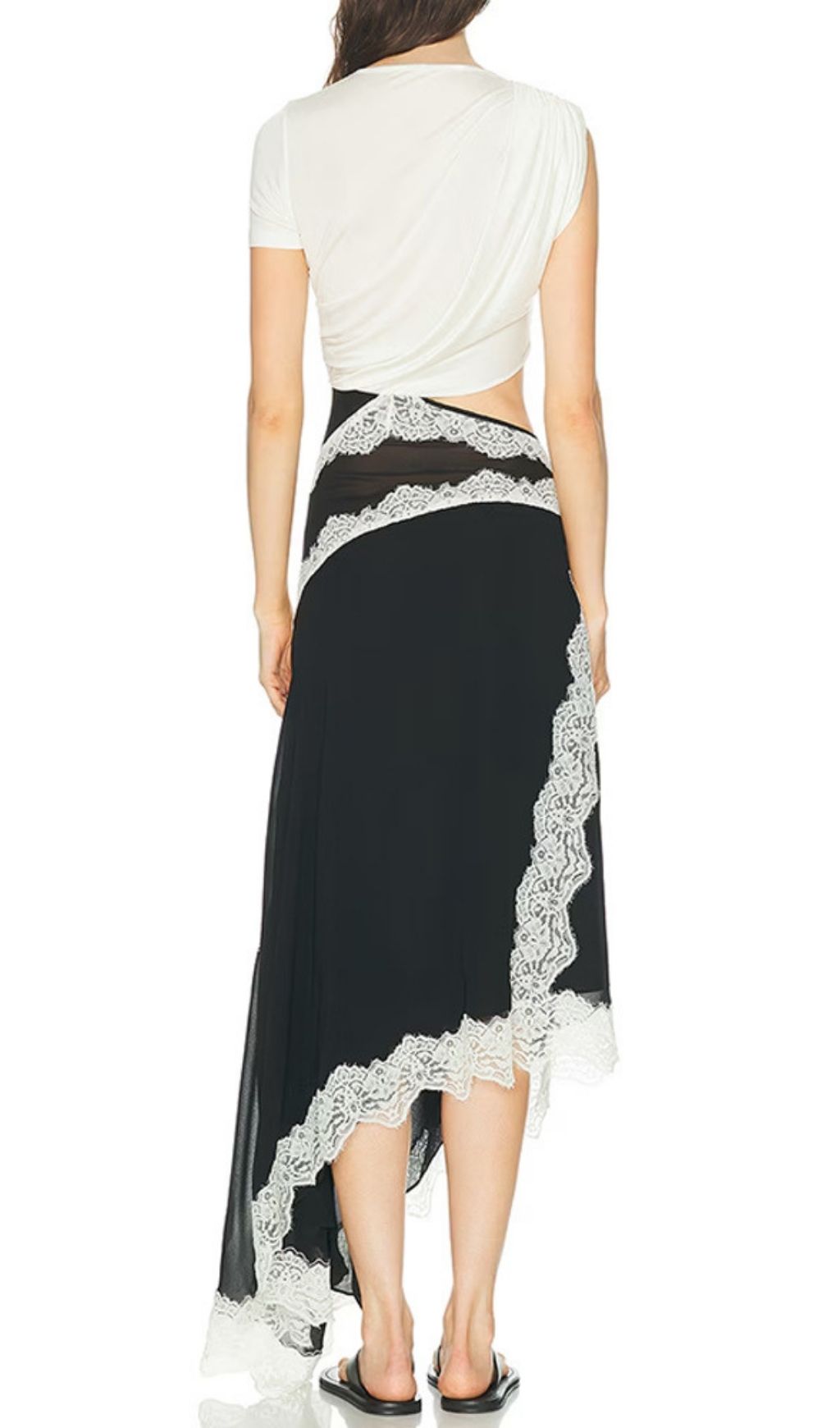 Fashionslee Women Lettie Cutout Lace Maxi Dress