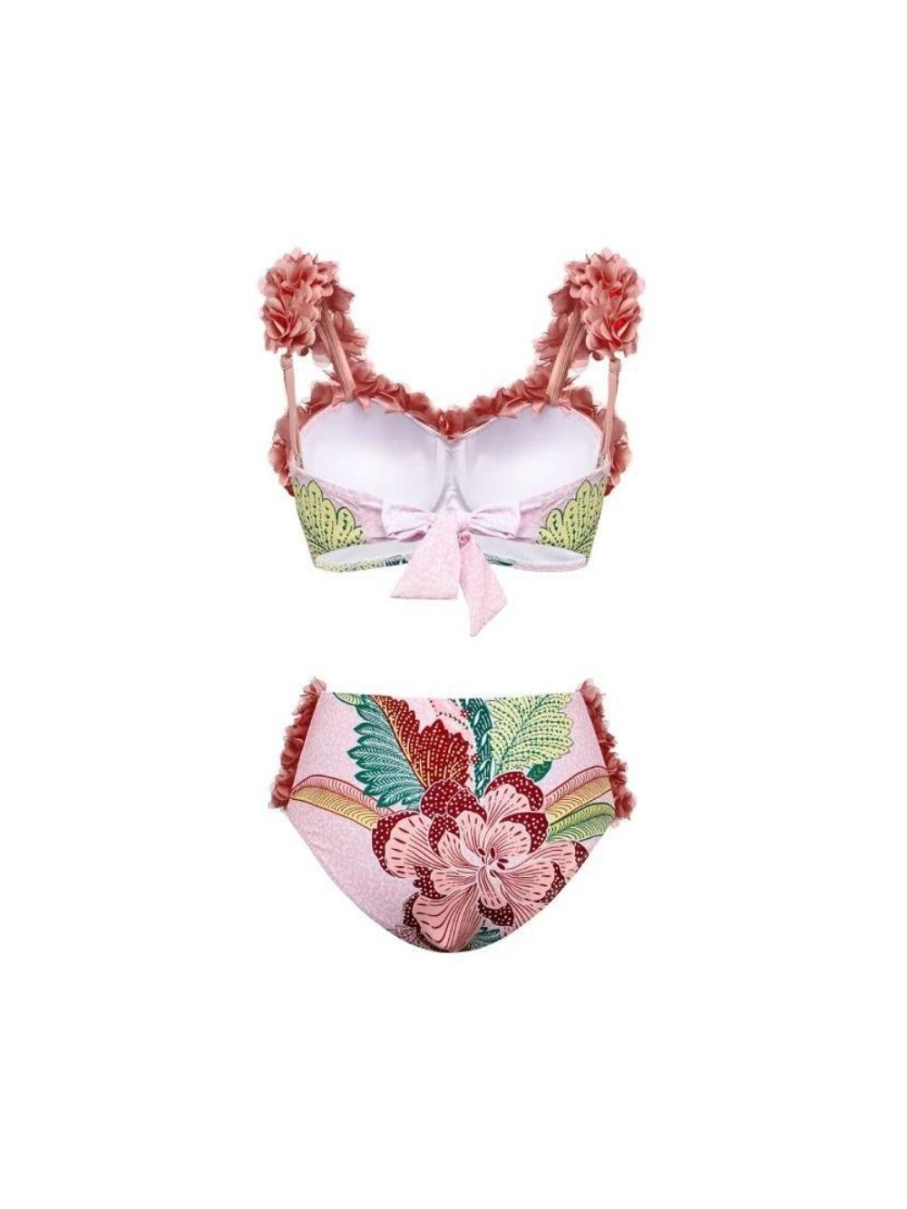 Madonna Printed Three-Piece Swimsuit