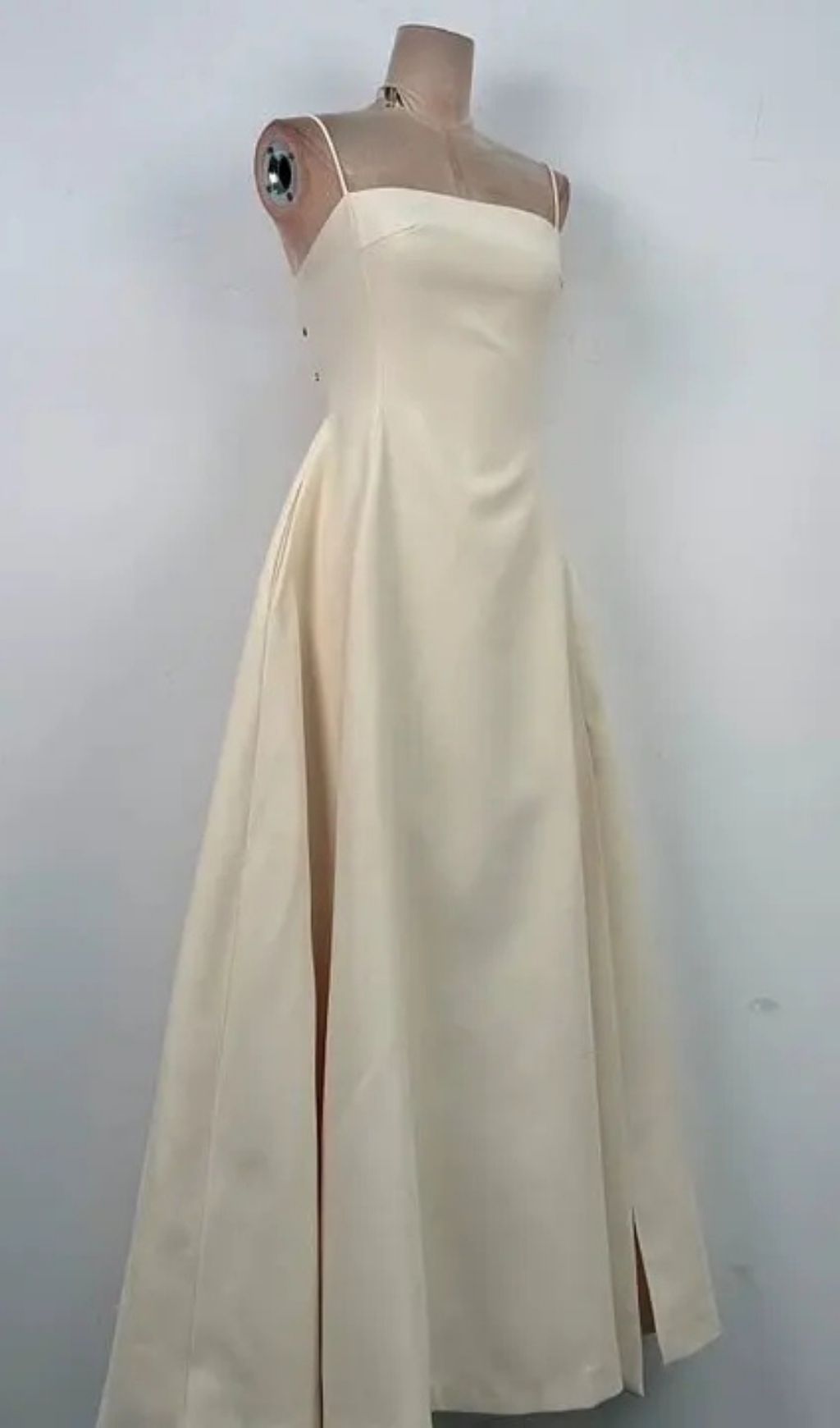 d2b92d9b04ae305bb632731a9caf273e Tulle Splicing Bow Sleeveless Maxi Dress