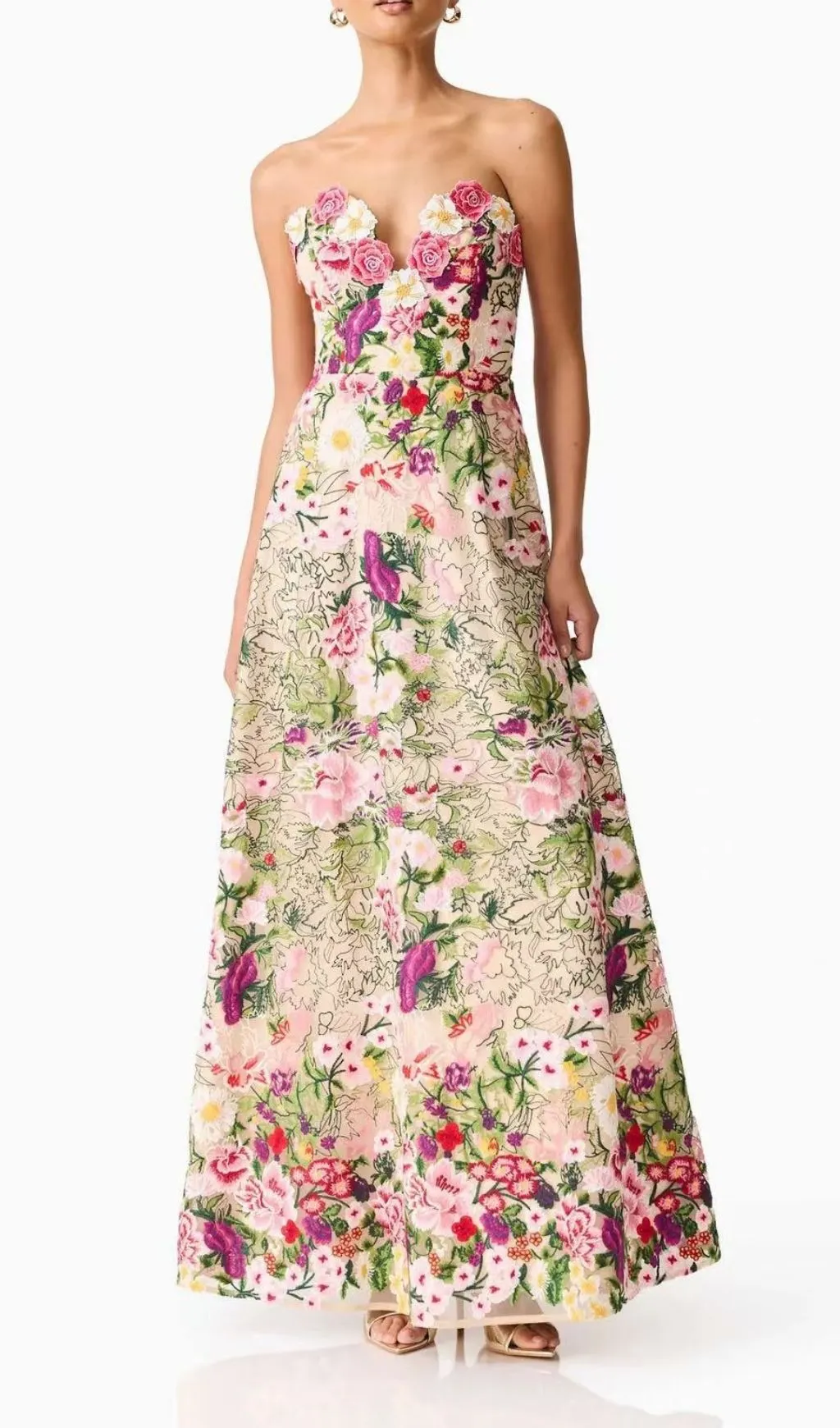 d32e11bfe02d3241eadf39e0d662b3e1.webp Fashionslee Women Macarena Strapless Flower Embroidery Maxi Dress
