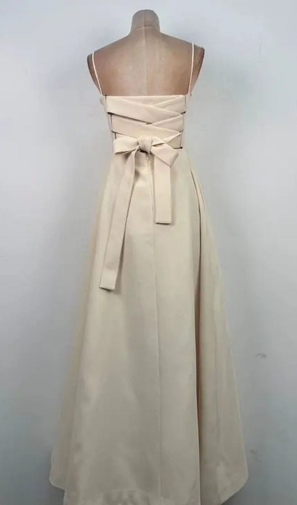 d431ce29df39a3ef68316112b940e77b Tulle Splicing Bow Sleeveless Maxi Dress