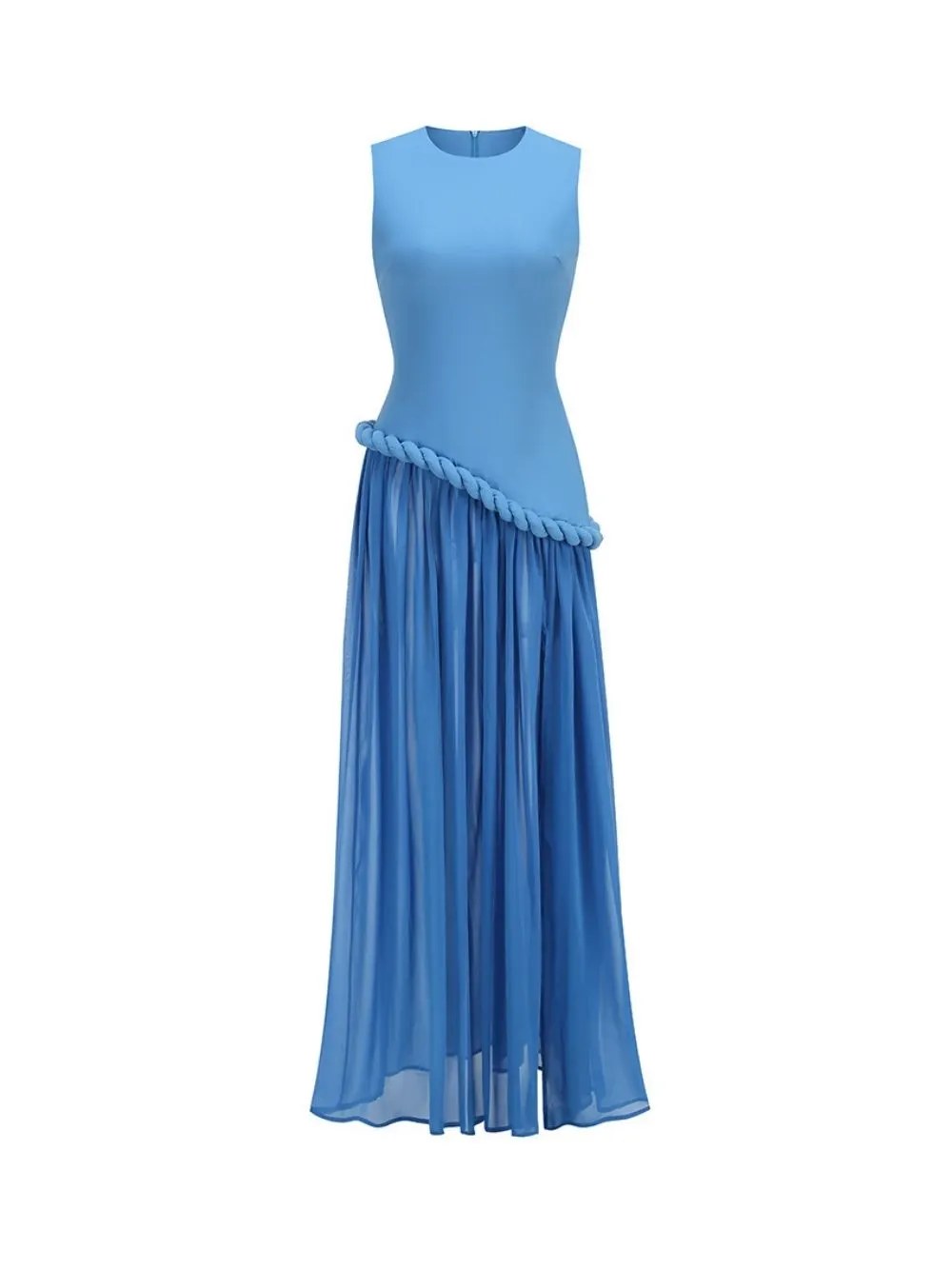 d4e0781a510be99dcfb3f191307ee8c4 Mairead Blue Sleeveless Maxi Dress