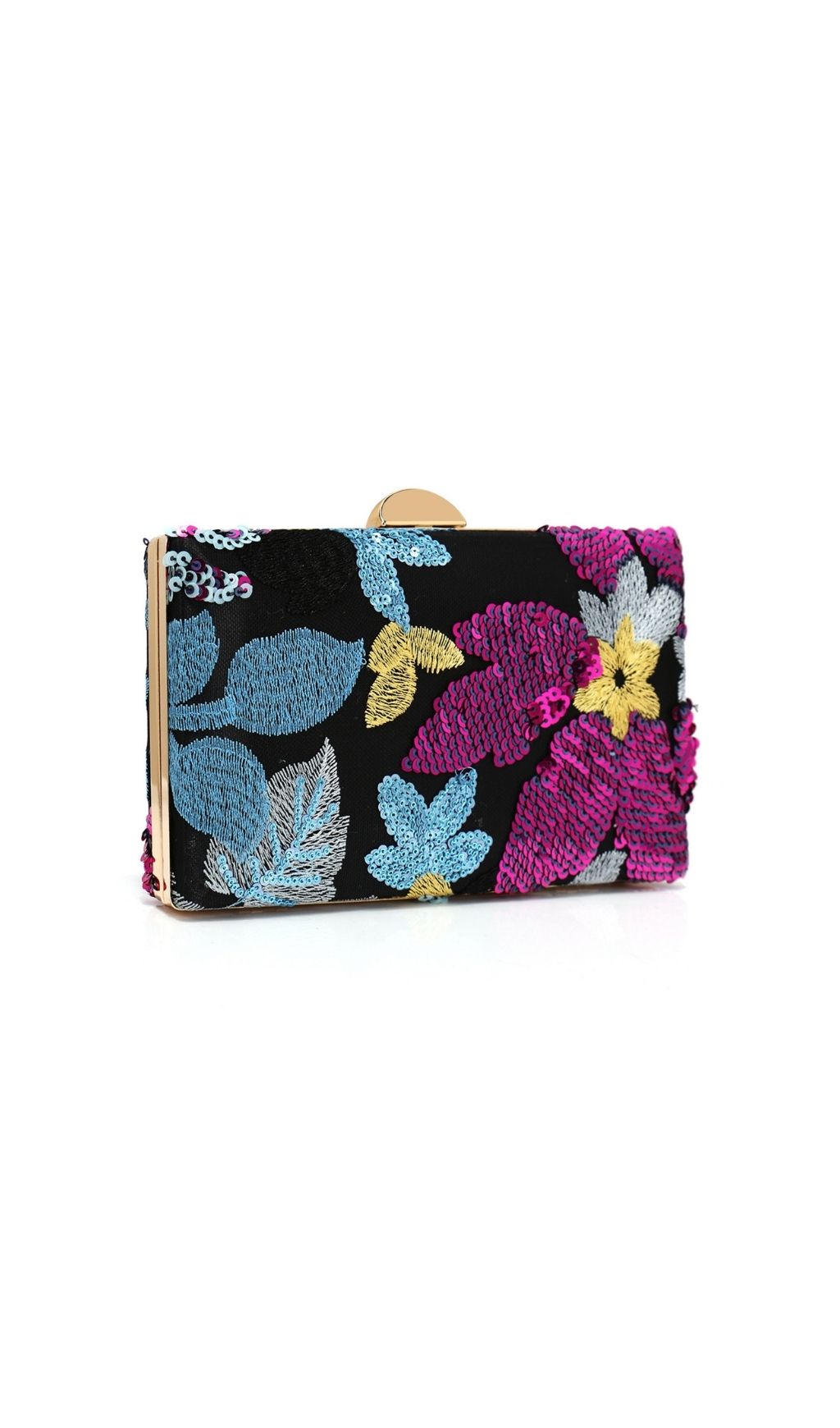 Fashionslee Women Lecea Flower Sequin Handbag