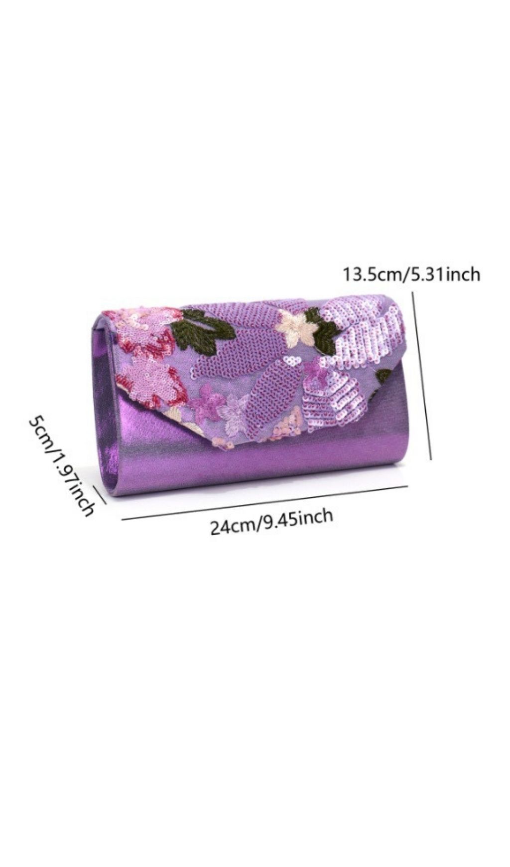 d747c86a9b9df4bfe4e00f6bb6b10a0a.jpg Fashionslee Women Leala Purple Flower Sequin Handbag