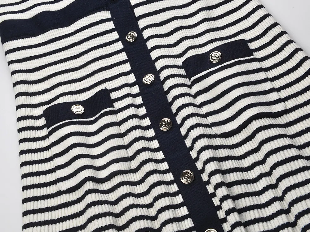 d7fe6712536f4ae23e9db5fa819329bb Breton Stripe Knit Maxi Dress