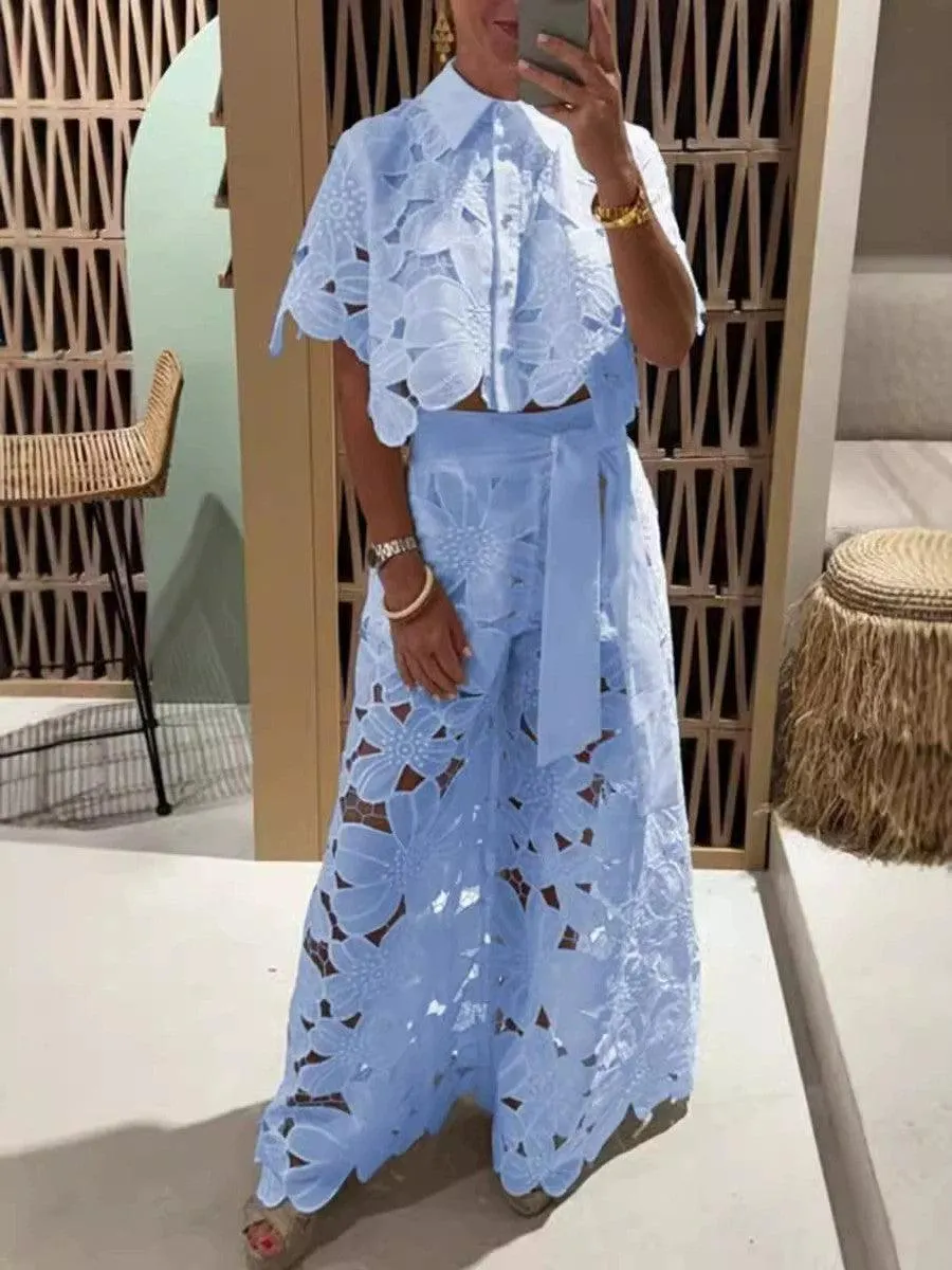 d9df6579f8635fa930a7de2a7db72731 Exquisite Floral Embroidery Sexy Hollow Suit