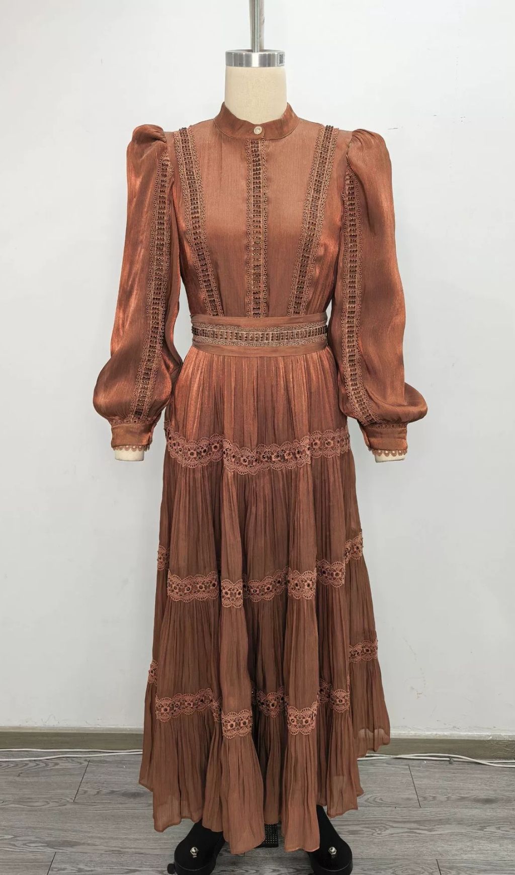 Fashionslee Women Macon Long Sleeve Maxi Dress