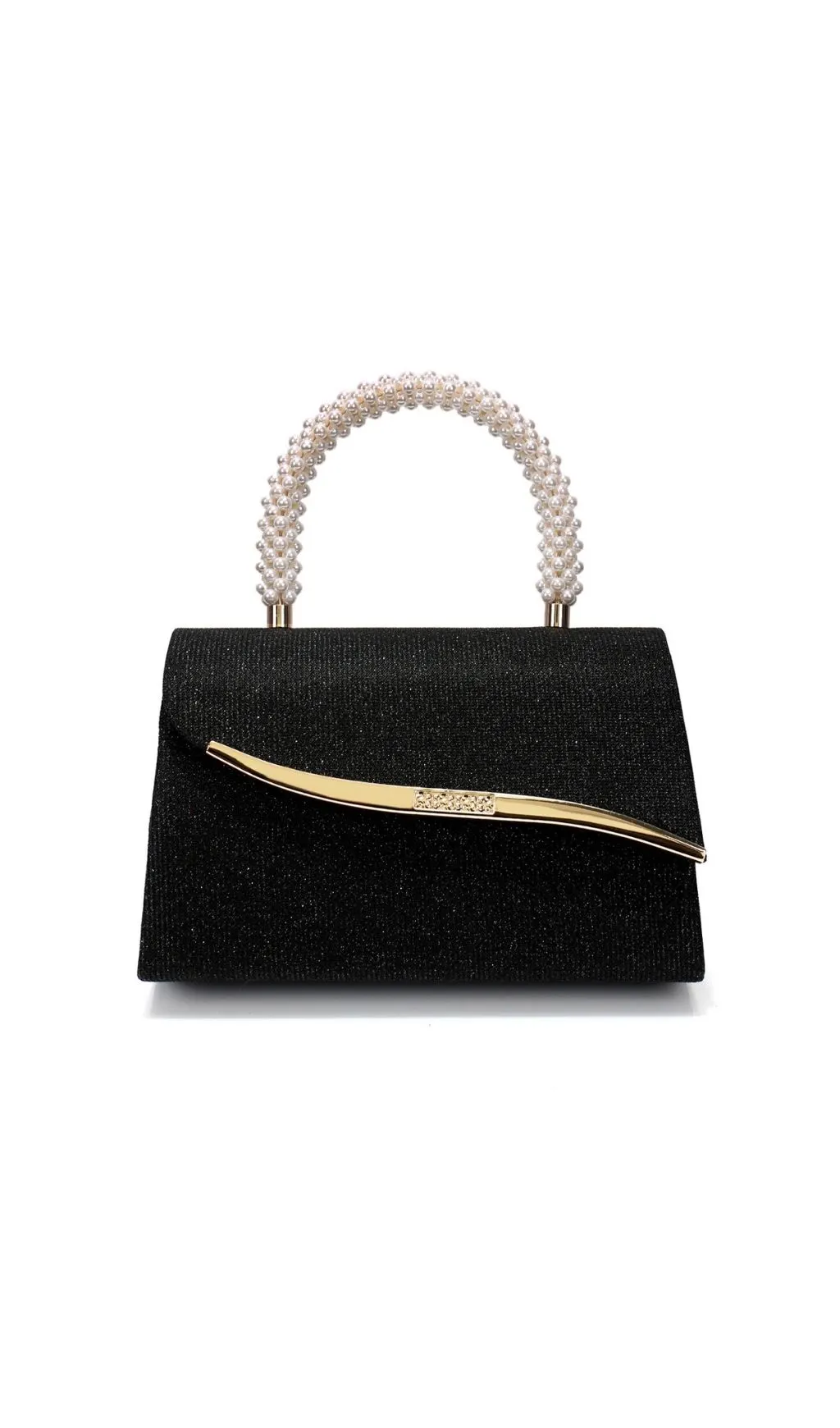 Fashionslee Women Léa Pearl Glitter Handbag