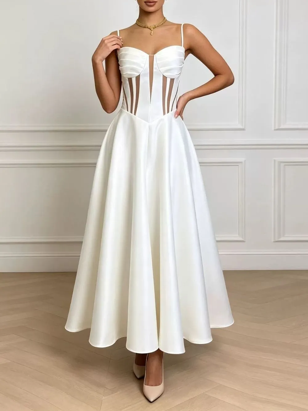 Manasa Spaghetti Maxi Dress - OWNCI Manasa Spaghetti Maxi Dress - OWNCI