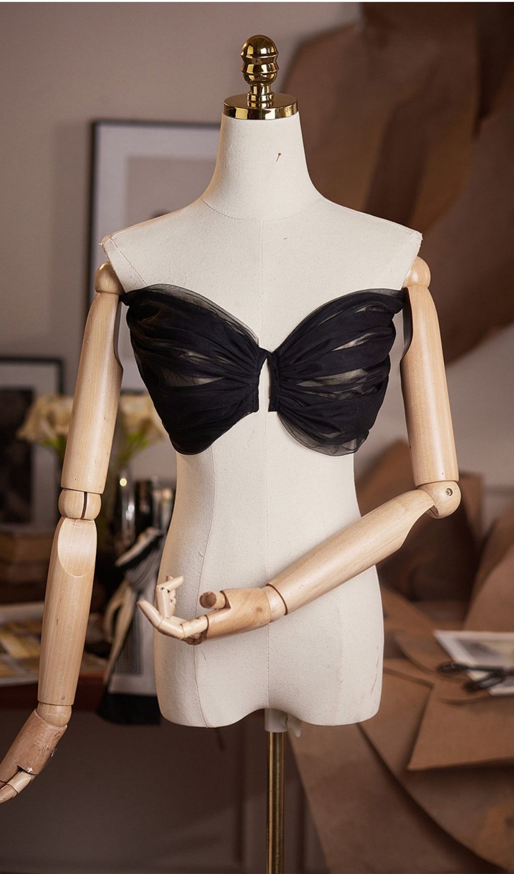 Lei Black DIY Mesh Shawl - OWNCI