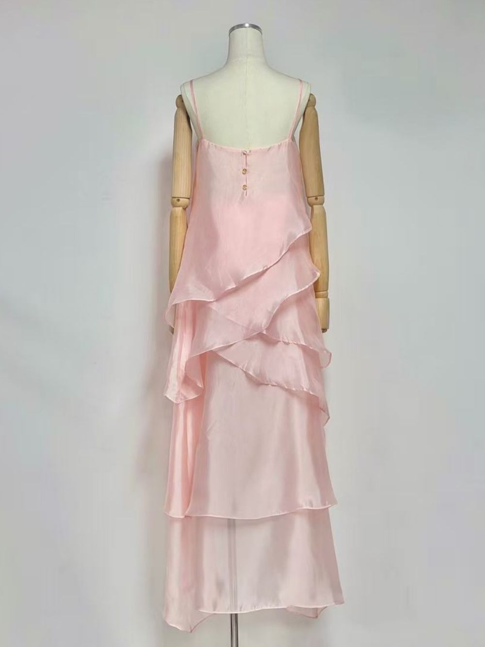 dd6c5331fb0dfdfb3a82a61b77475d93 Macaria Strappy Layered Maxi Dress