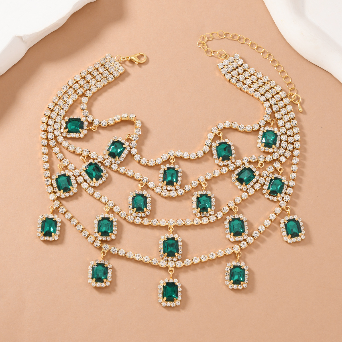 Ahsoka Crystal Fringe Necklace