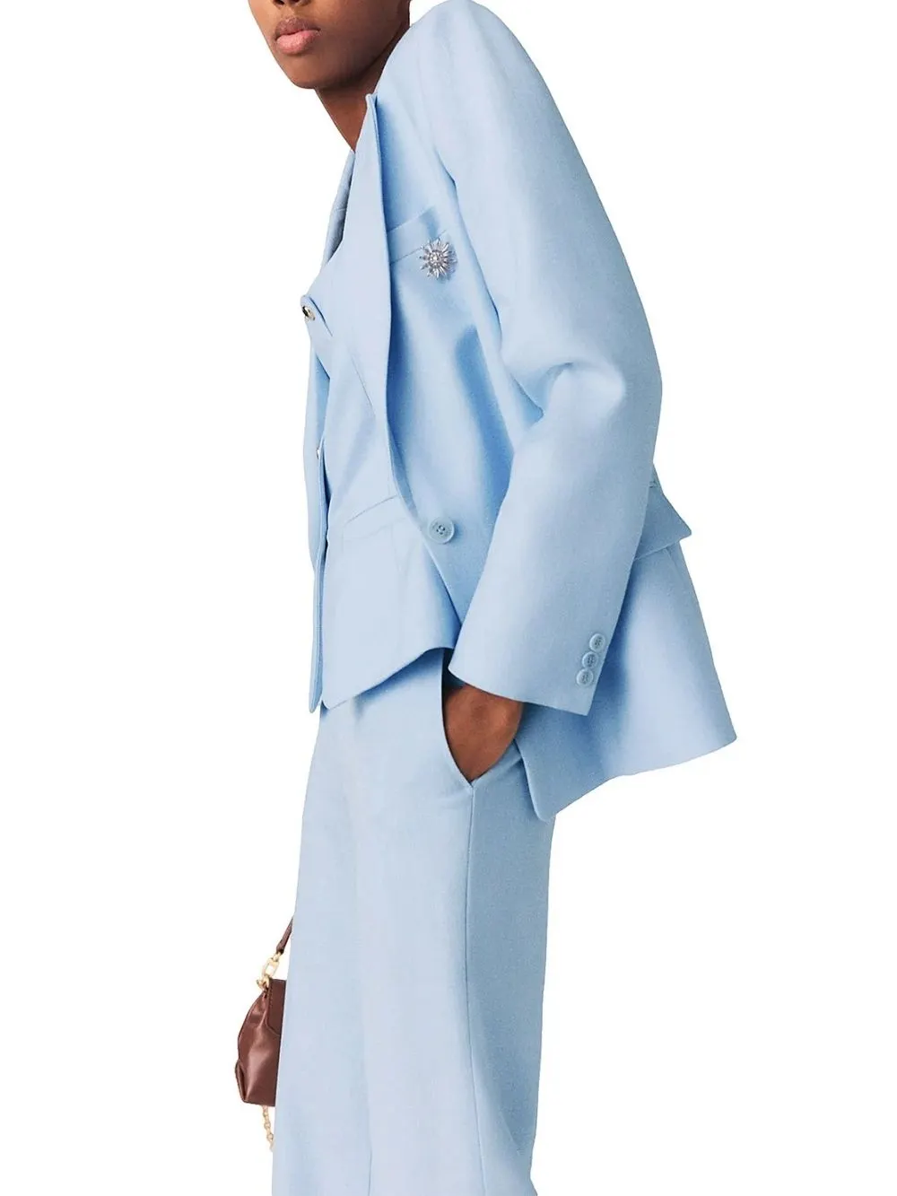 Vigalue Double Breasted Suit Jacket - OWNCI
