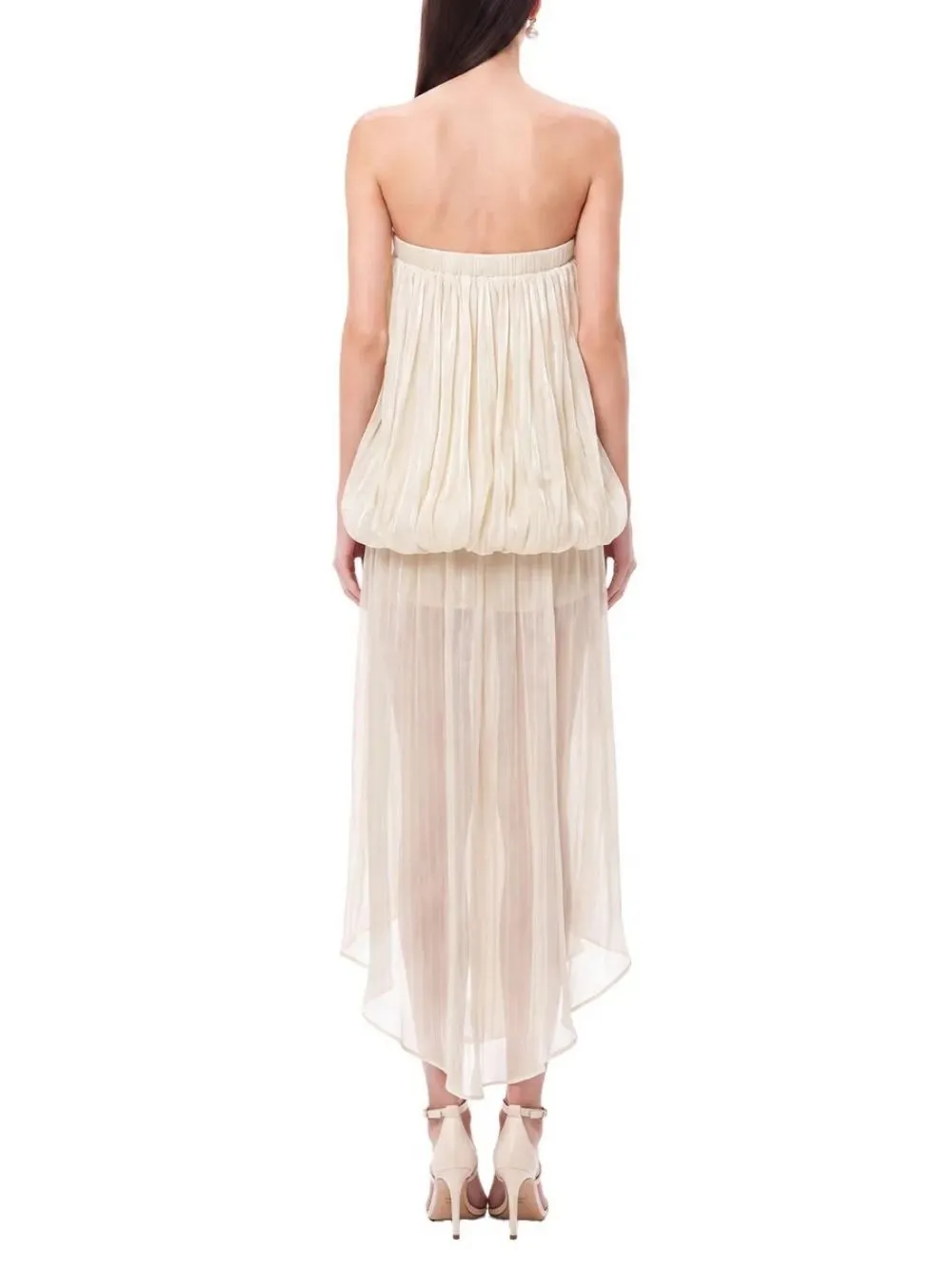 Uldric Strapless Ruched Dress - OWNCI