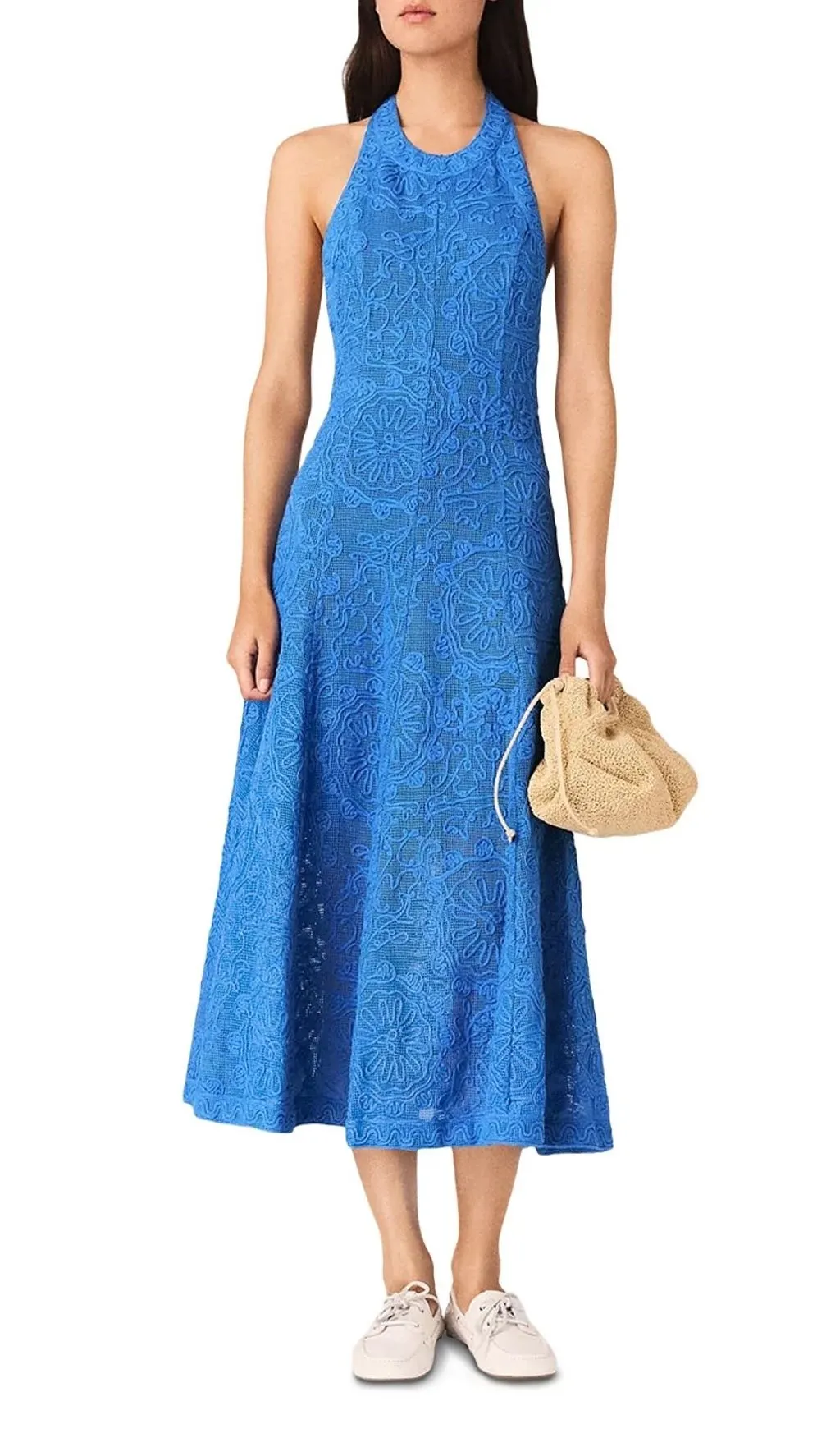 Fashionslee Women Raros Backless Guipure Lace Dress