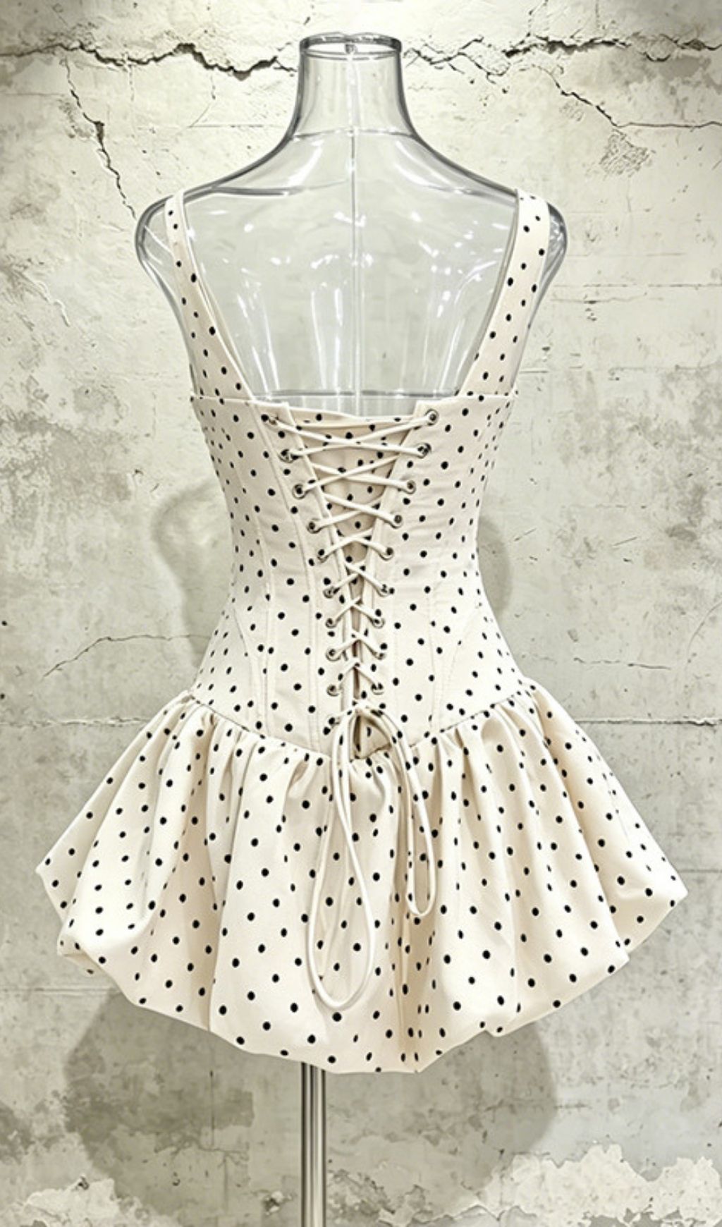Fashionslee Women Libia Bow Dot Mini Dress