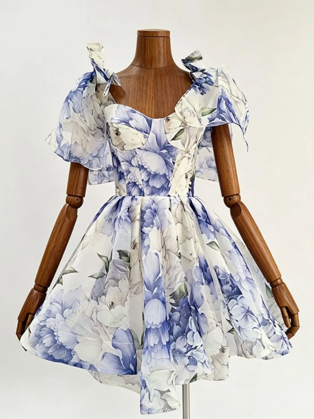 Madra Floral Printed Mini Dress - OWNCI Madra Floral Printed Mini Dress - OWNCI