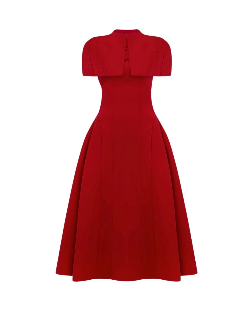 Maille Red Midi Dress - OWNCI Maille Red Midi Dress - OWNCI